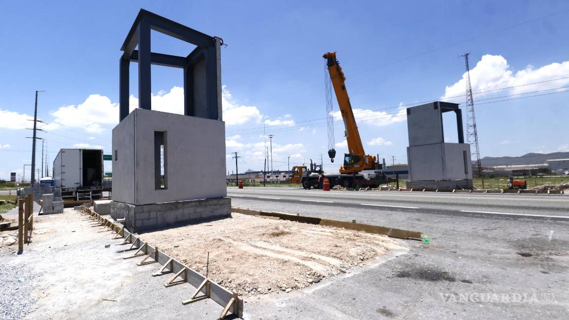 $!Con 8.15 metros de altura y 25 metros de longitud, el arco tendrá capacidad para atender 4 carriles simultáneamente, destacándose por su tecnología de punta y áreas de servicio.