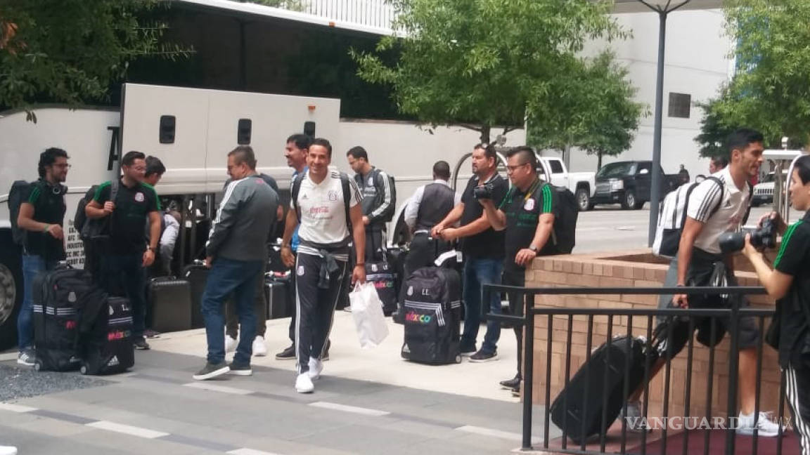 Los seleccionados de México ya está en Houston, listos para enfrentar a Uruguay en duelo amistoso