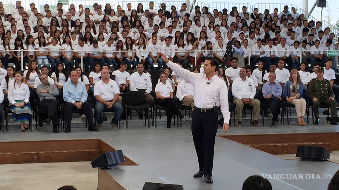 Invierten 800 millones de pesos en Universidades Politécnicas de Coahuila inauguradas por el Presidente Peña