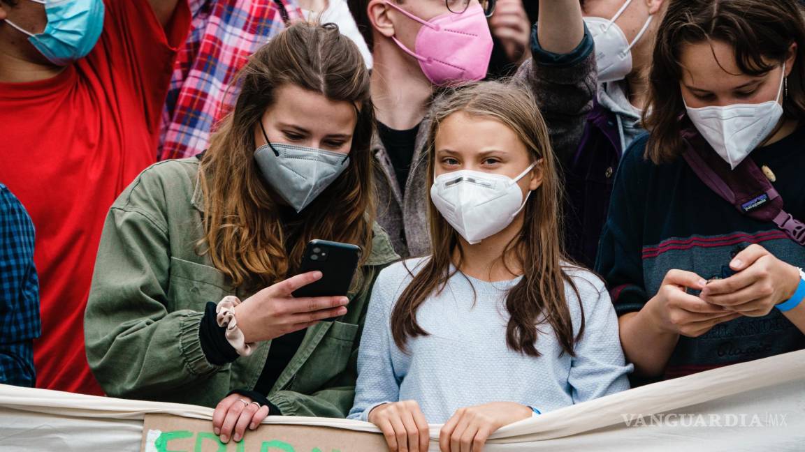 Greta Thunberg se une a protestas frente al Parlamento de Alemania