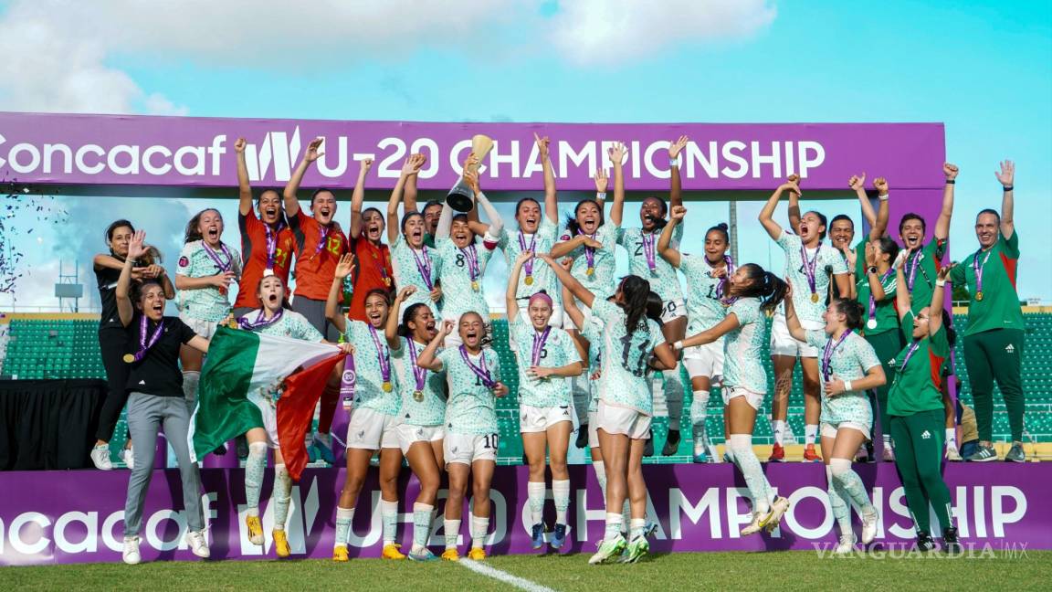 ¡Lo lograron! El Tri Femenil Sub-20 es campeón del Premundial de la Concacaf