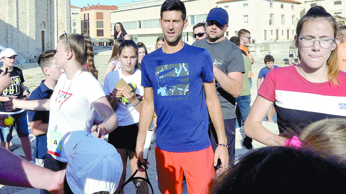 Le desean la muerte a Novak Djokovic en pintas