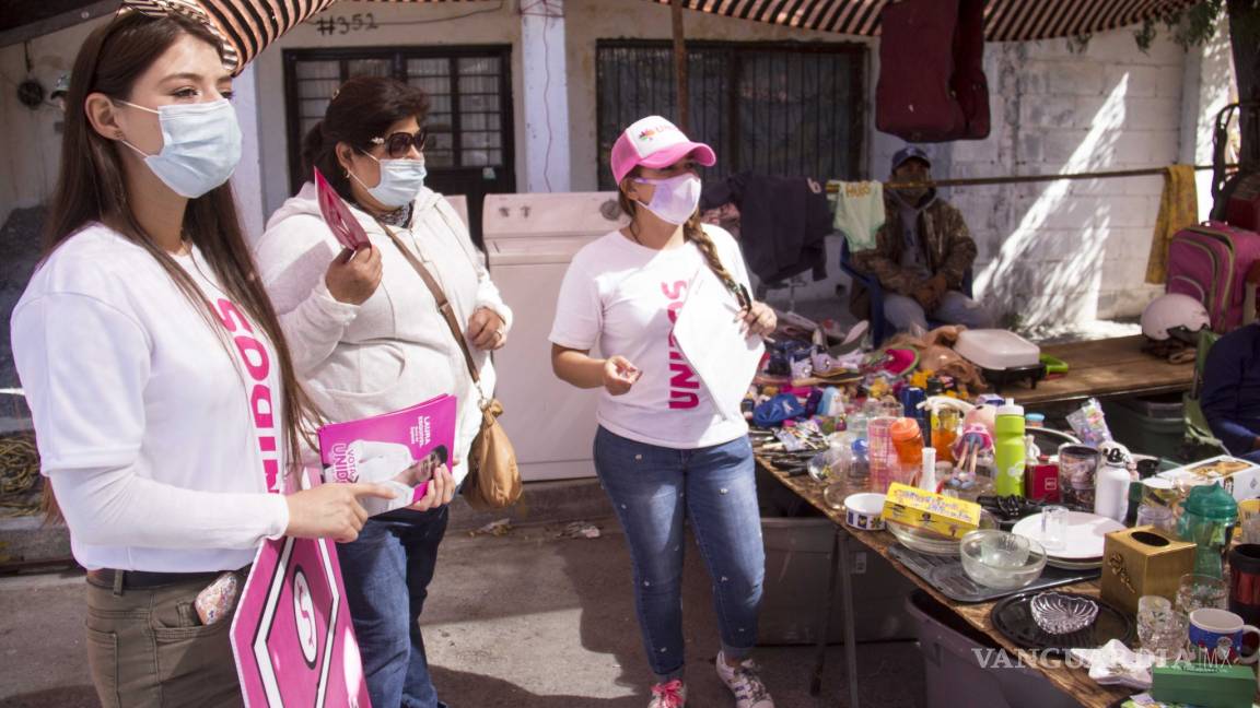 Partidos en Coahuila, a contrarreloj aprietan recorridos por las zonas urbanas y rurales