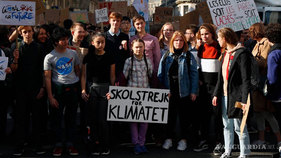 $!París se une a la revolución verde de Greta Thunberg, a sus 16 años es una de las voces más prominentes en la lucha contra el cambio climático