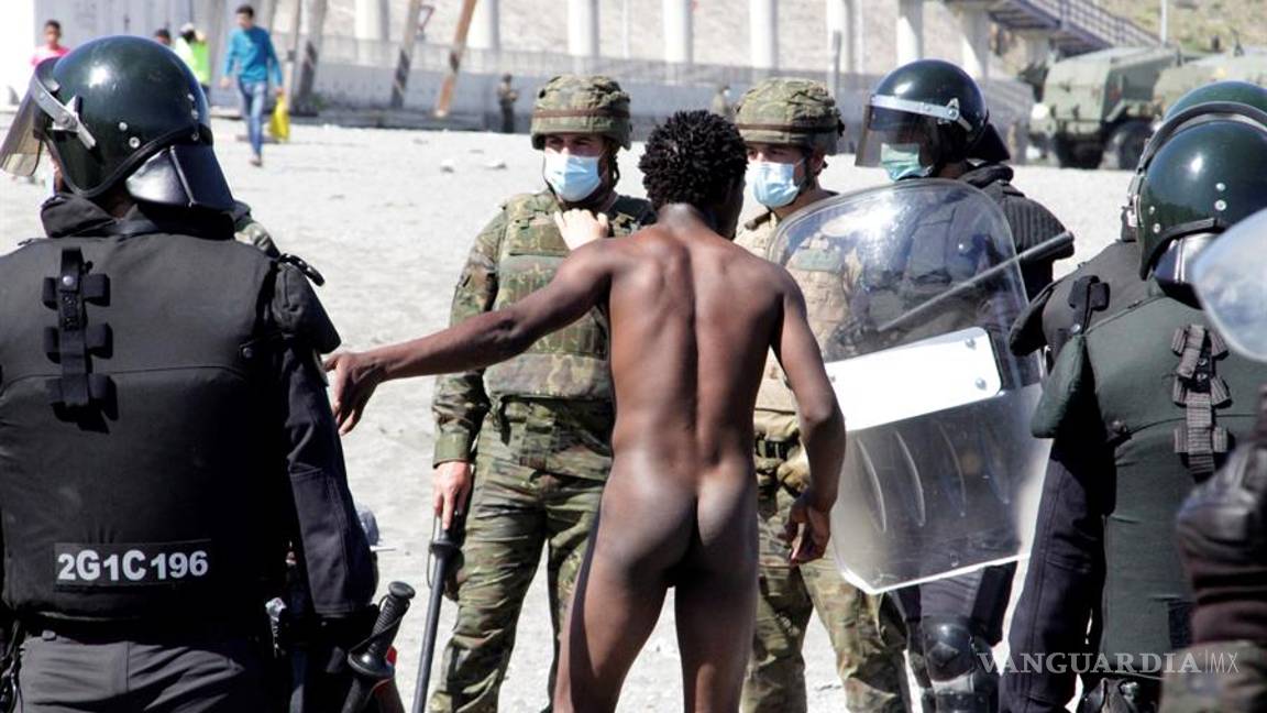 $!Migrantes en Ceuta, de la esperanza al drama en imágenes