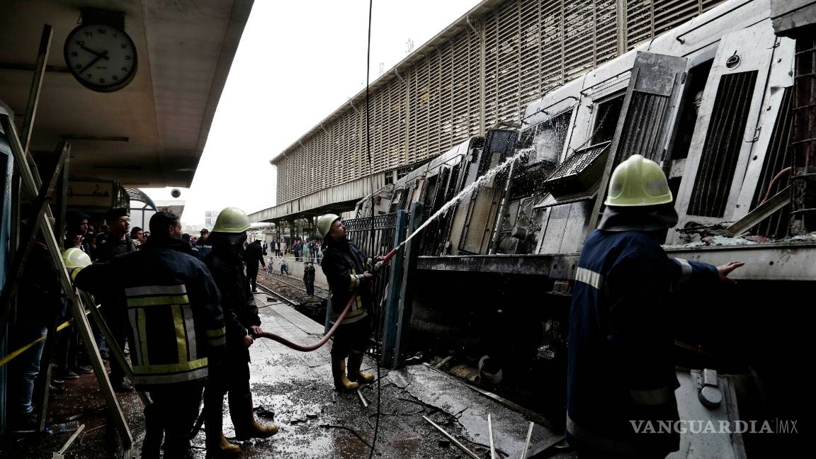 $!Arde estación de tren en el Cairo, hay 25 muertos