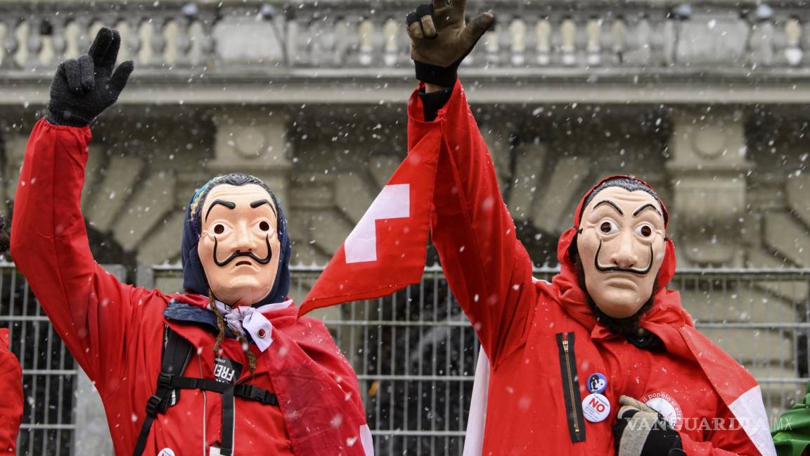 Así protestan en Suiza por la ley COVID-19