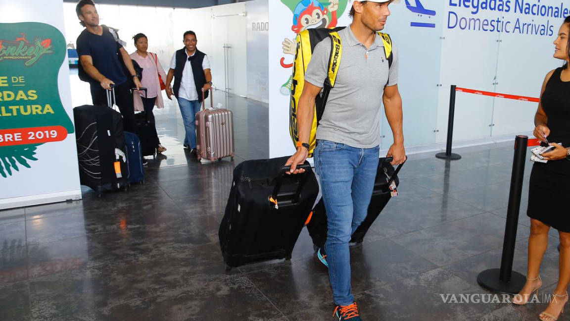 Rafael Nadal ya está en Acapulco