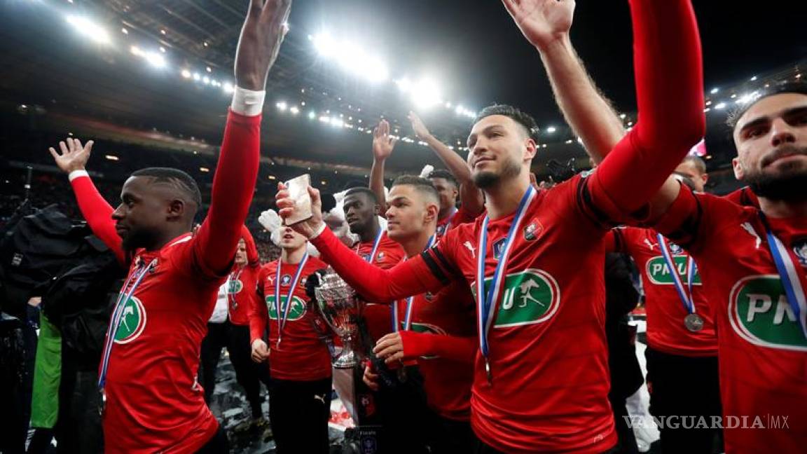 Rennes sorprendió al PSG y le arrebata la Copa de Francia