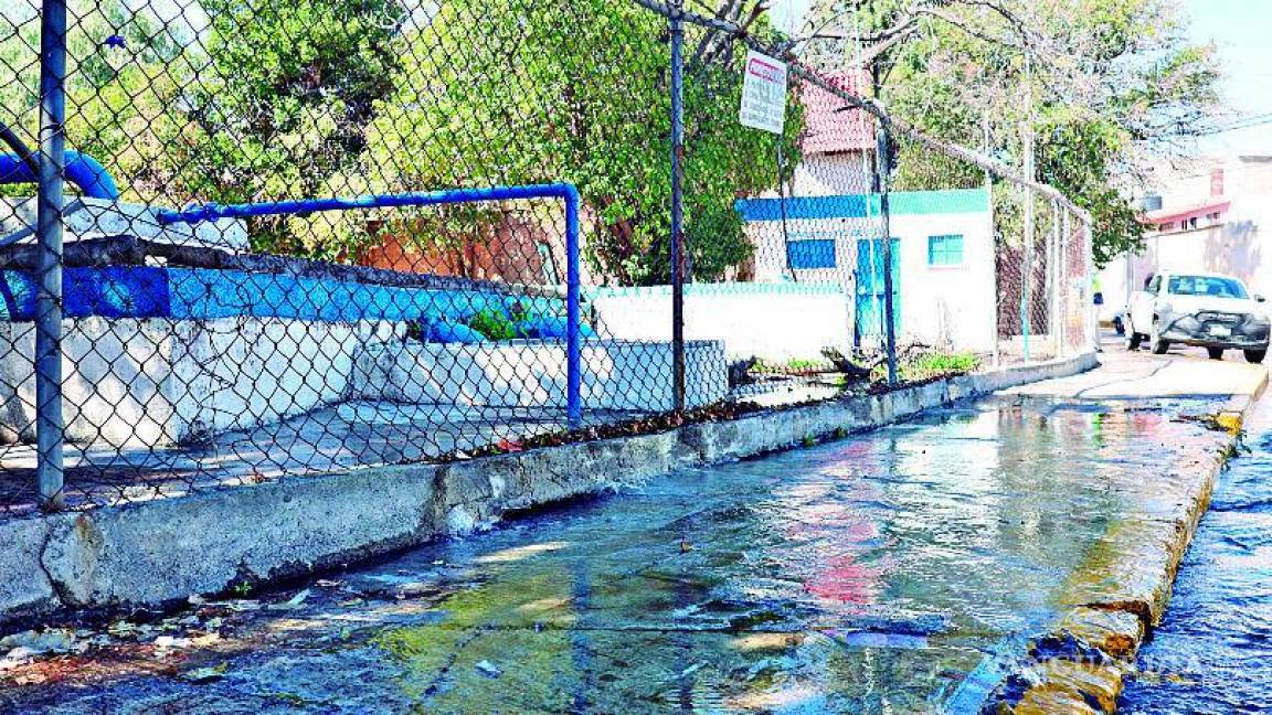 Desatan fugas caos en centro histórico de Saltillo