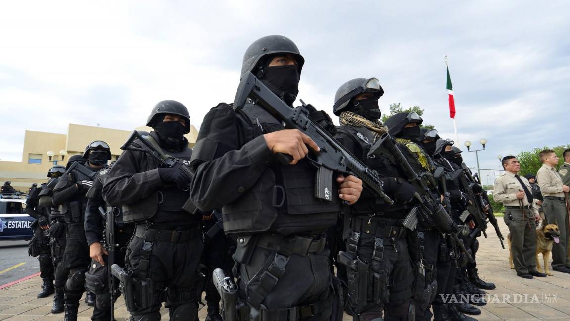 Coahuila, sexta entidad con más elementos del Ejército, Marina y Guardia Nacional que policías en las calles