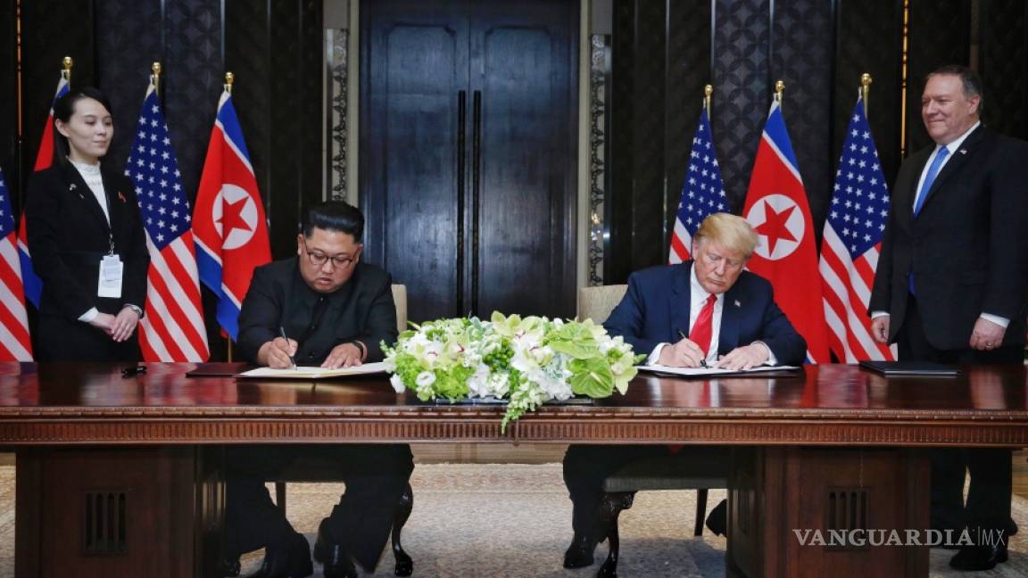 Texto de la declaración firmada por Kim y Trump en Singapur