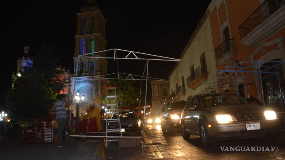 Cierran calles de Saltillo por festividades del Santo Cristo
