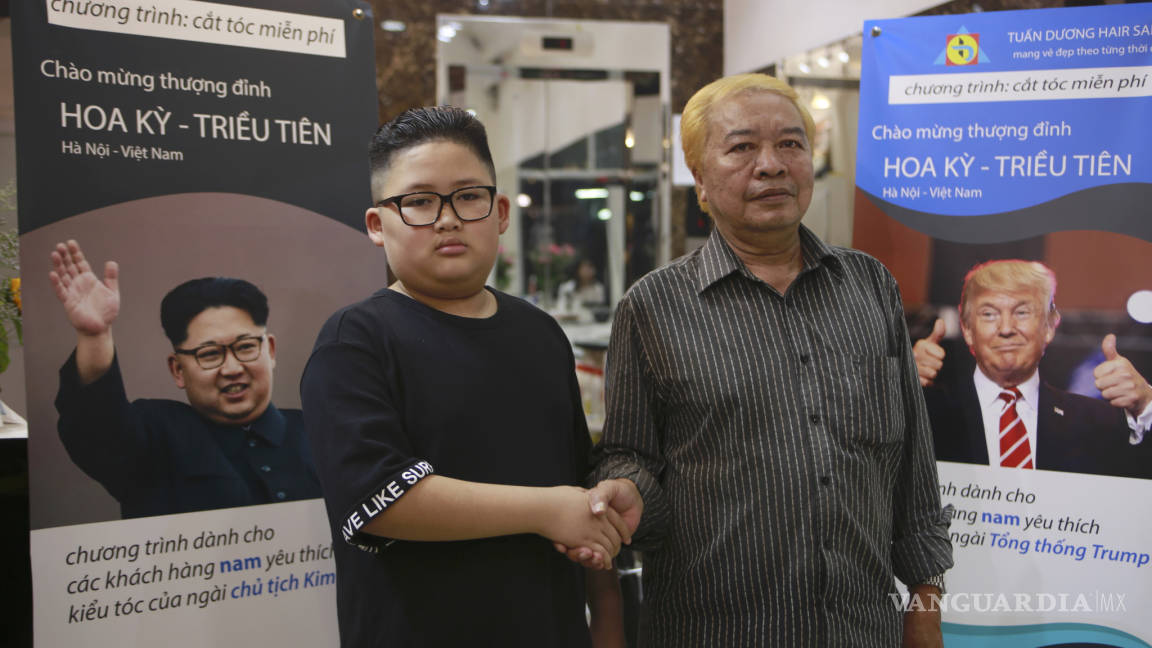 Antes de la cumbre, en Vietnam ofrecen cortes de pelo tipo “Kim” o “Trump”