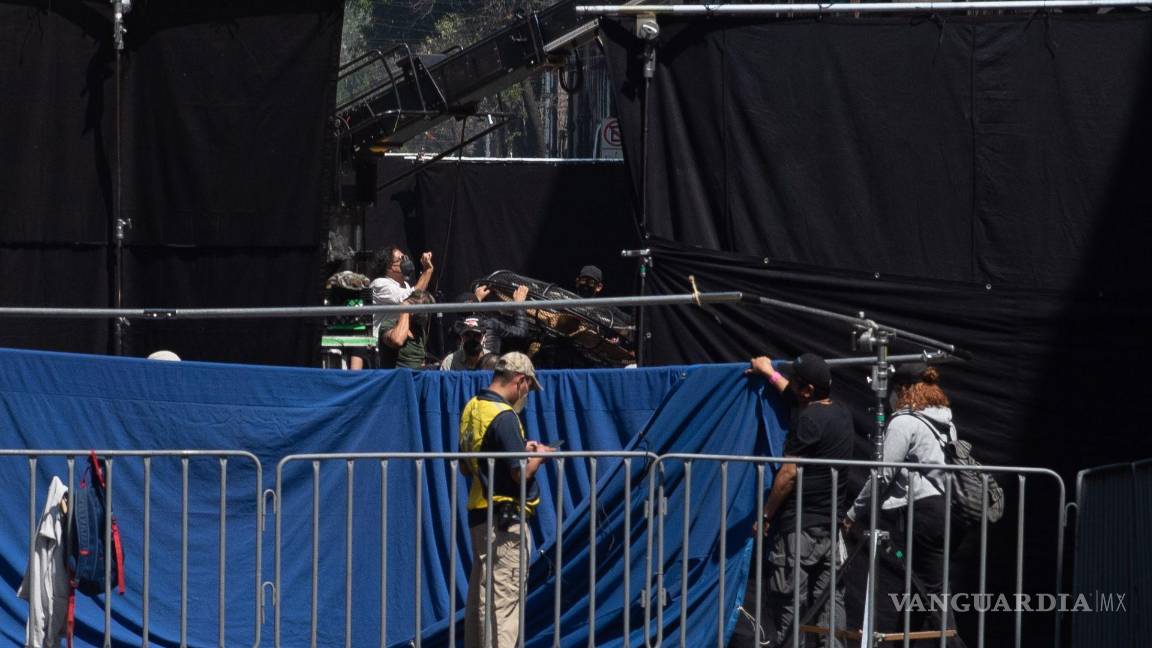 $!Tercer día de rodaje del nuevo filme del director Alejandro González Iñárritu. Cuartoscuro/Mario Jasso