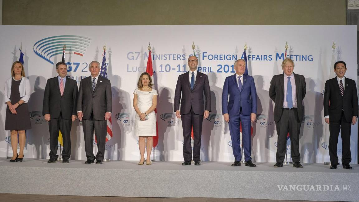 G7 descarta más sanciones a Rusia; acuerdan fomentar una arreglo político y no militar