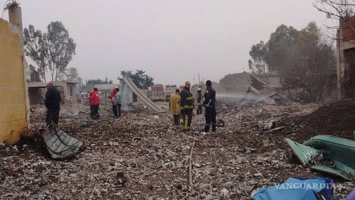 $!Las terribles imágenes que dejó la explosión en Tultepec