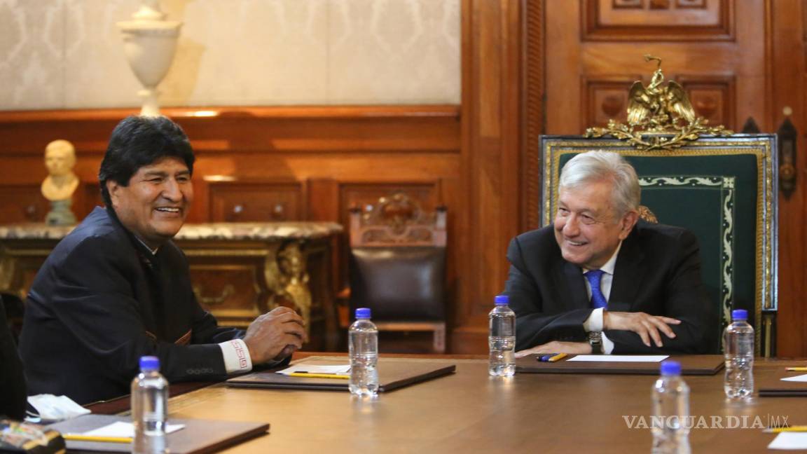 Se reúne Evo Morales con Obrador en Palacio Nacional; callan sobre temas del encuentro