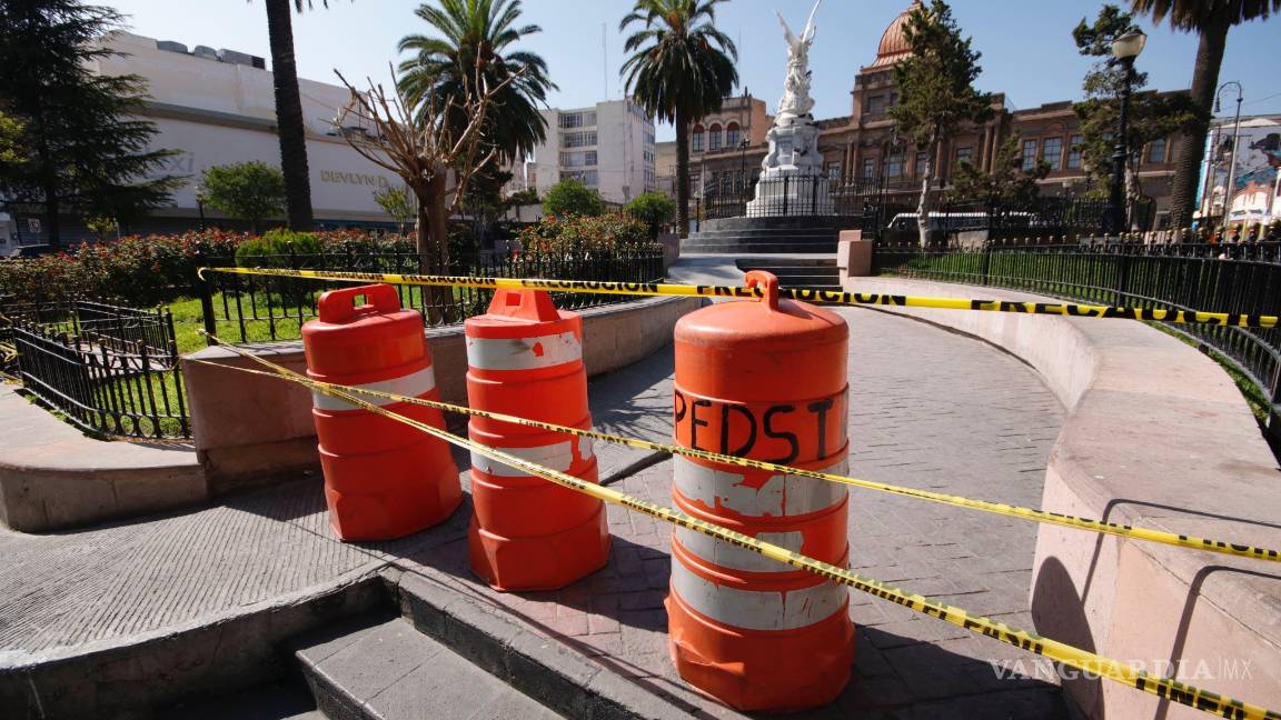 $!Coronavirus: Sin acceso plazas públicas y parques de Saltillo por COVID-19