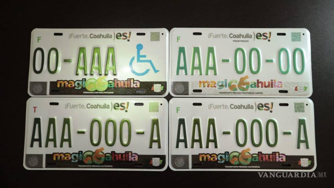 ‘Blindan’ nuevas placas de Coahuila con códigos QR y patrones biométricos; contarán con mayor seguridad