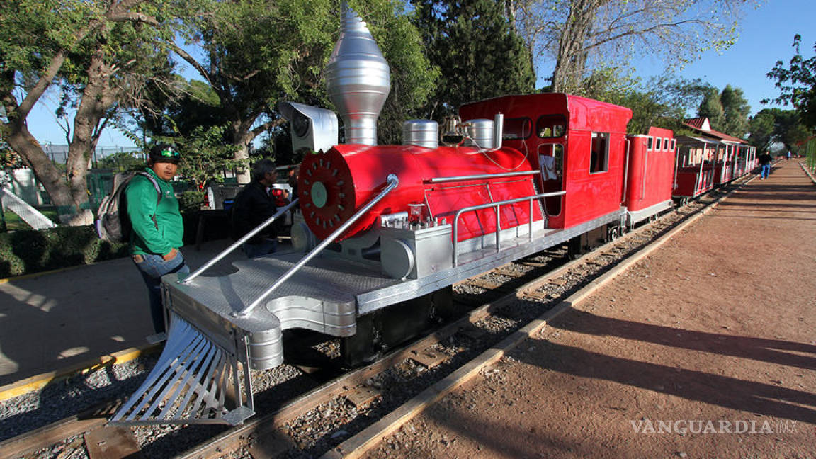 Trenecito de la Deportiva de Saltillo necesita maquinista; buscan conductor para locomotora