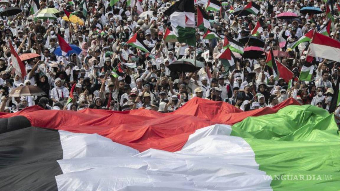 $!Masivas manifestaciones en Turquía e Indonesia en apoyo a palestinos