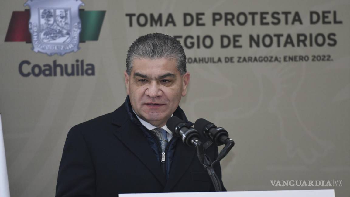 MARS tomó protesta a Luna Canales como nuevo presidente del Colegio de Notarios de Coahuila