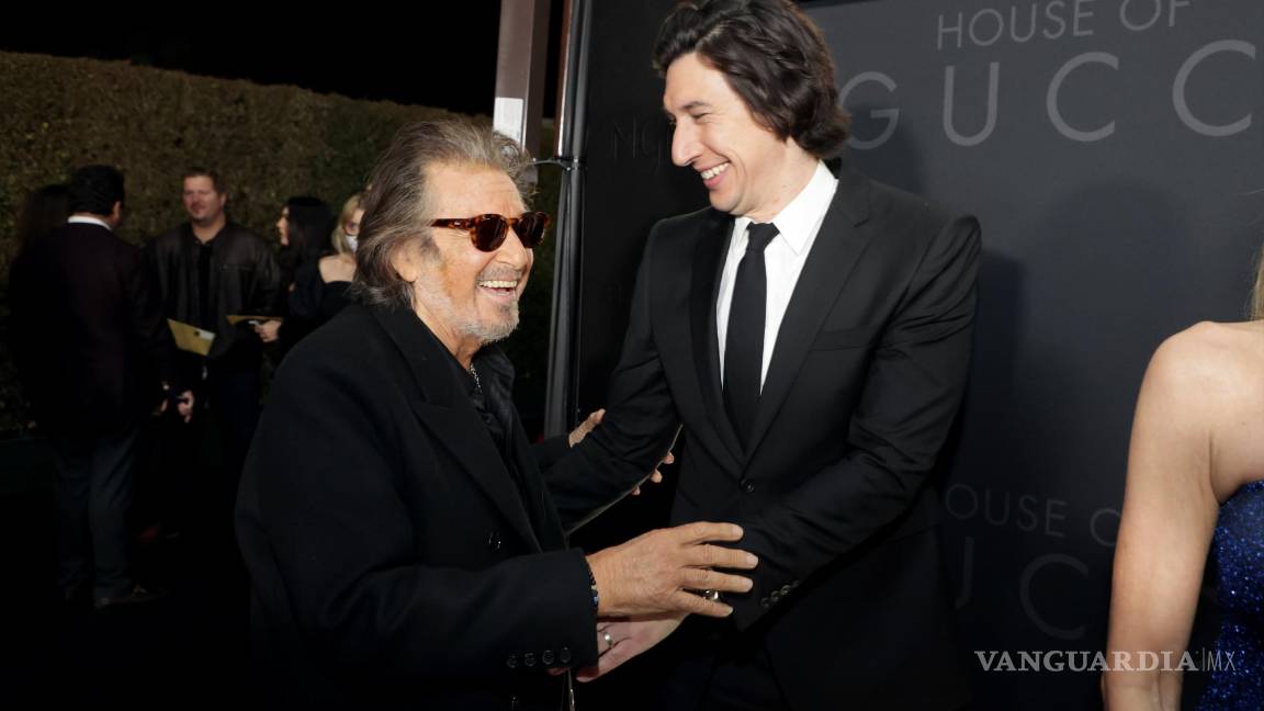 $!Al Pacino trabajó al lado de Adam Driver en la película basada en la historia de la familia Gucci.
