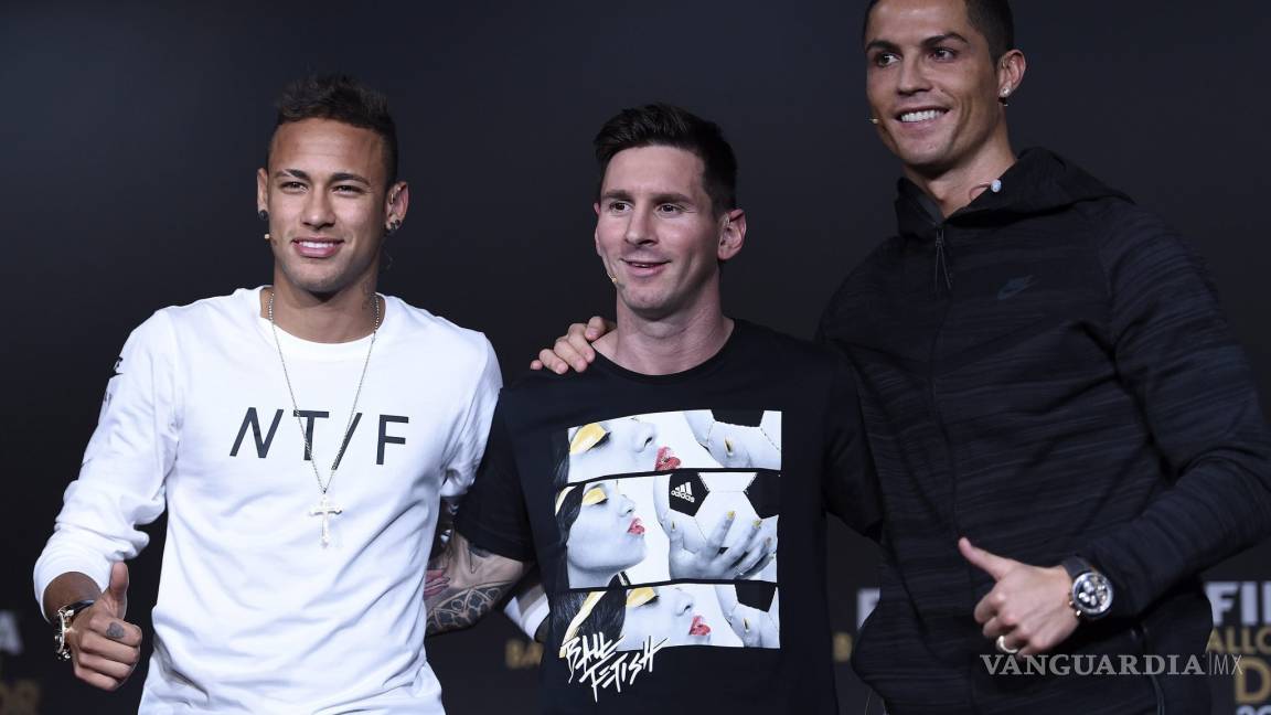 El momento épico entre Cristiano Ronaldo, Lionel Messi y Neymar