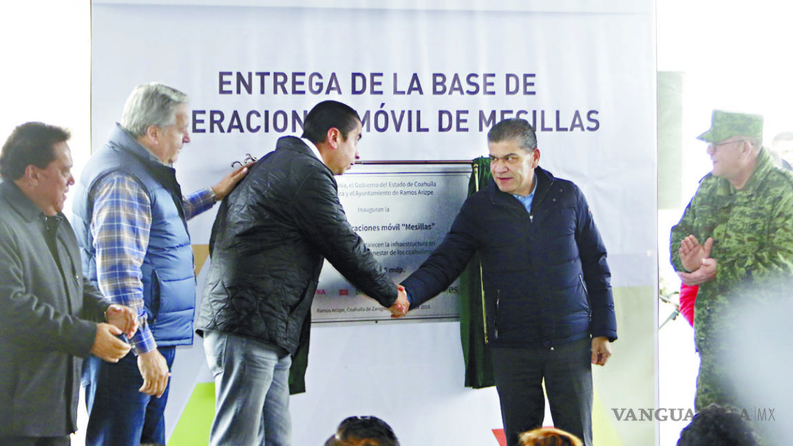 Inaugura Gobierno de Coahuila base militar cerca de Cefereso de Ramos Arizpe