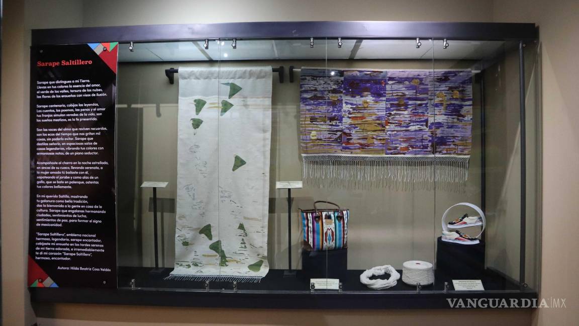 $!El Sarape de Saltillo se reinventa como pieza de arte moderno y de diseño de moda