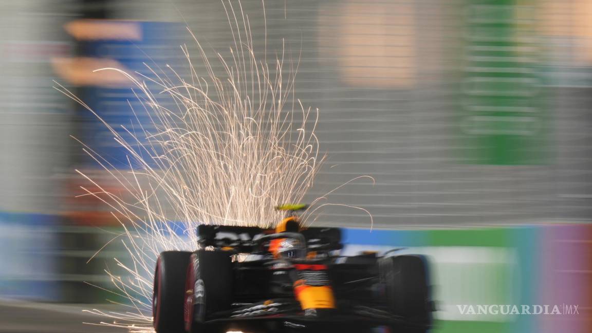 Mal y de malas para Sergio Pérez y Red Bull: largará Checo desde el lugar 13 en el GP de Singapur