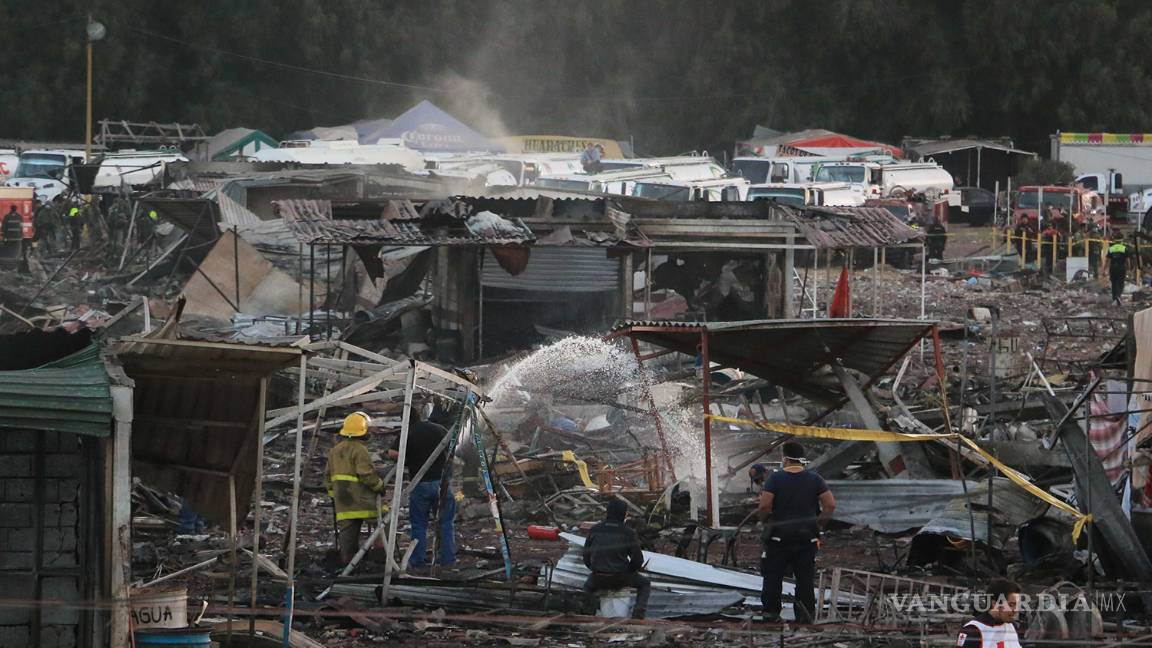 $!Las terribles imágenes que dejó la explosión en Tultepec