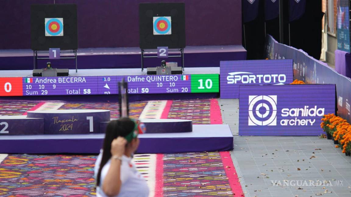 $!Dafne fue la mejor ante Andrea y sumó las unidades que la llevaron a la medalla de bronce.