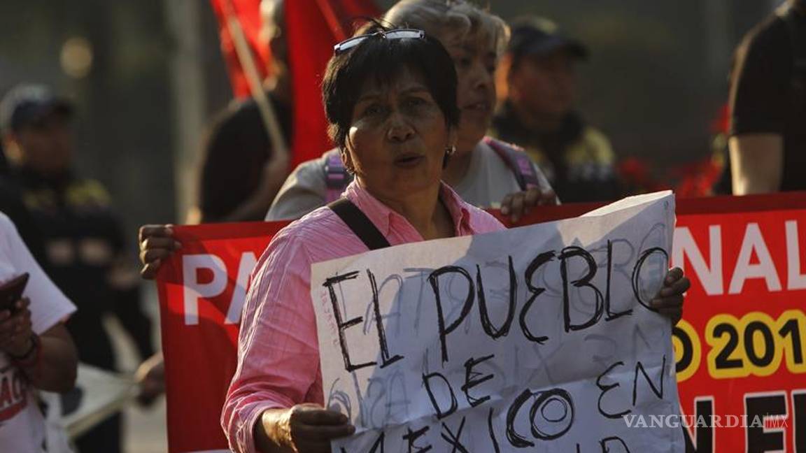 $!Marchan en México contra Ley de Seguridad por "fortalecer el autoritarismo"