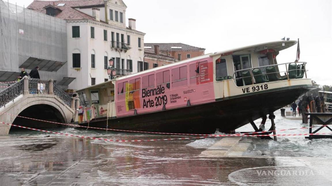 Venecia se ahoga, sufre peor inundación desde 1966