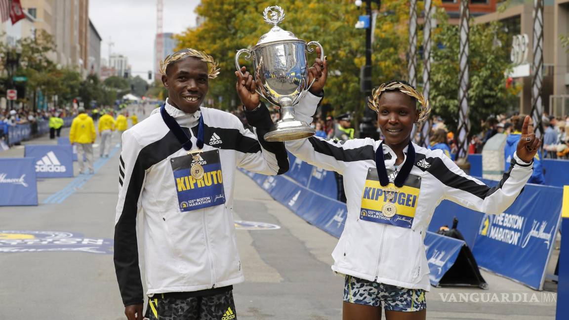 En el Maratón, Kenia arrasa en Boston