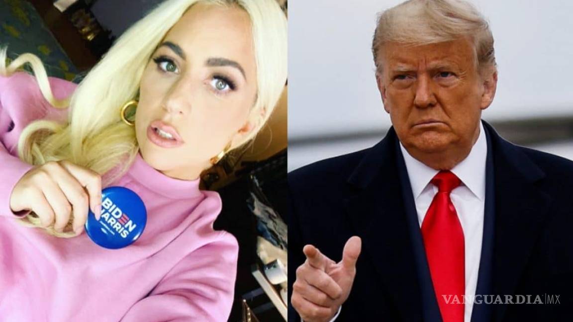 Trump y Lady Gaga cruzan ataques a un día de las elecciones en Estados Unidos
