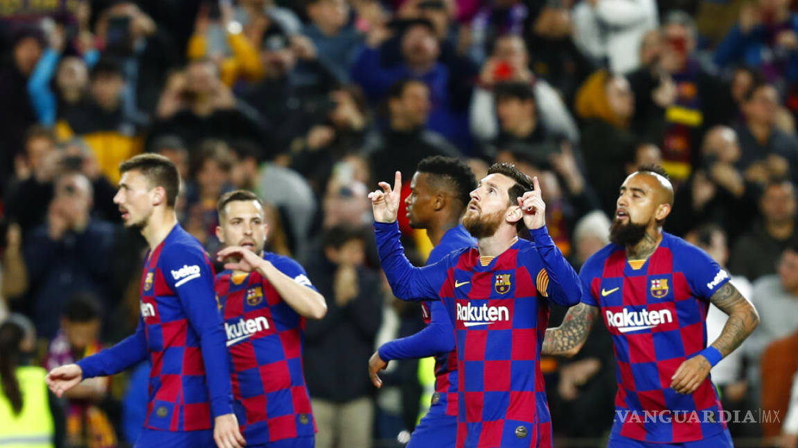 Sufre Barcelona para vencer a la Real Sociedad y es líder en España