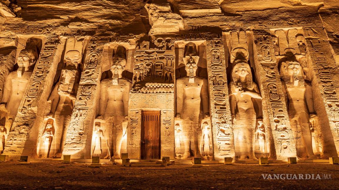 $!Templo de Nefertari, también conocido como templo de Hathor, en Abu Simbel, Egipto.