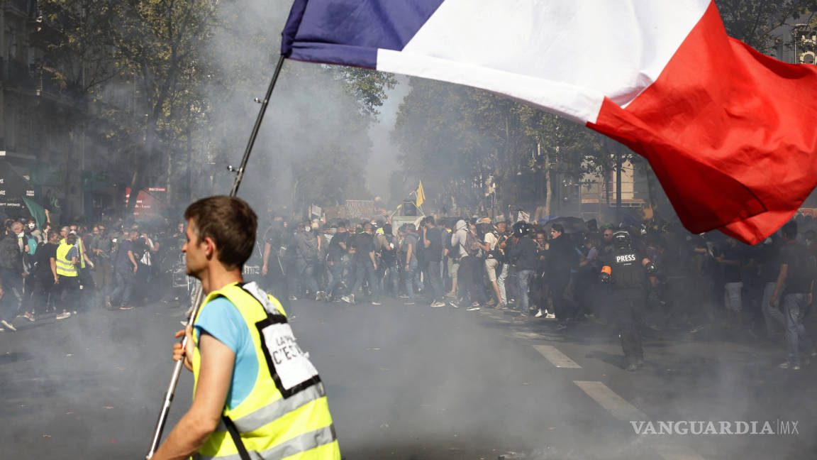 Derivan en violencia marchas de activistas franceses e ingleses