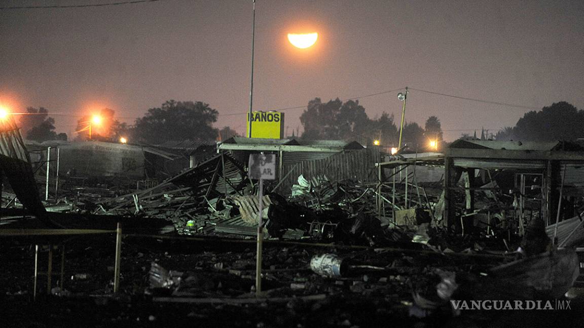 $!Las terribles imágenes que dejó la explosión en Tultepec