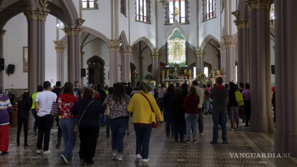 Le cantan las ‘mañanitas’ a la Virgen de Guadalupe en Saltillo
