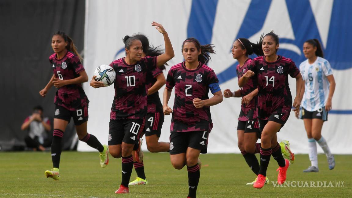 Aplasta Selección Mexicana Femenil a Argentina en partido amistoso