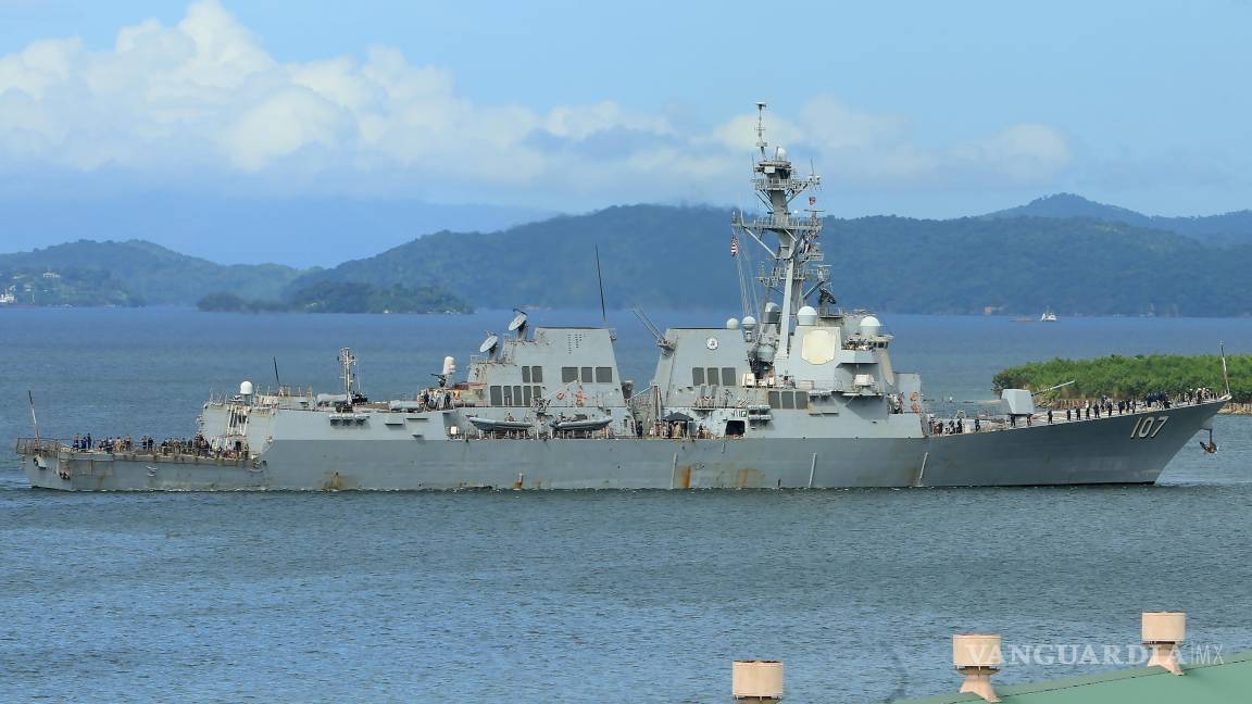 $!El destructor USS Gravely de la Armada de Estados Unidos arribó a Puerto España, Trinidad y Tobago.