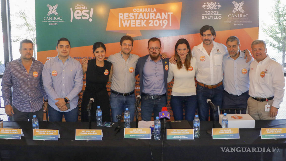 Va primera edición del ‘Coahuila Restaurant Week’; captarían $9.5 mdp
