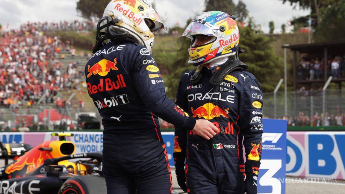 Sube “Checo” Pérez a podio de Imola; Red Bull se lleva 1-2