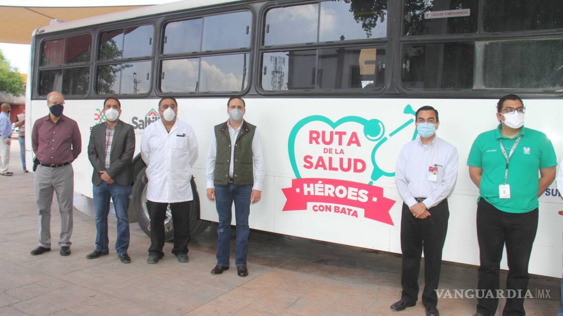 Lanza Municipio de Saltillo Ruta de la Salud para uso exclusivo del personal de los tres hospitales COVID-19 en la ciudad