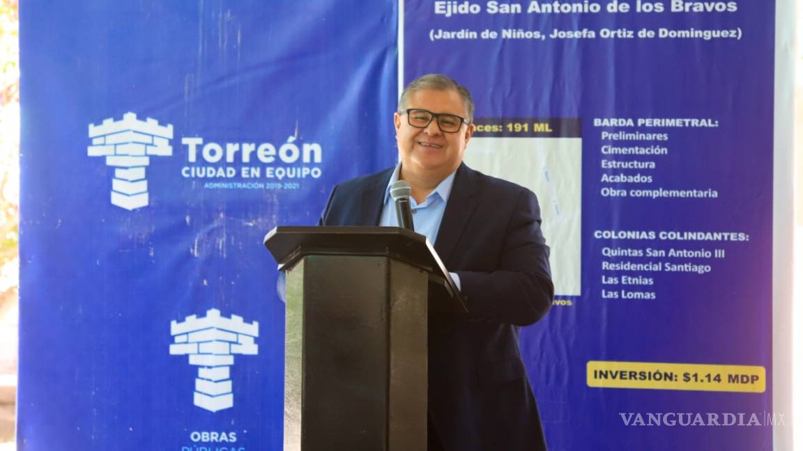 Obras del ayuntamiento de Torreón nada tienen que ver con el proceso electoral, dice alcalde