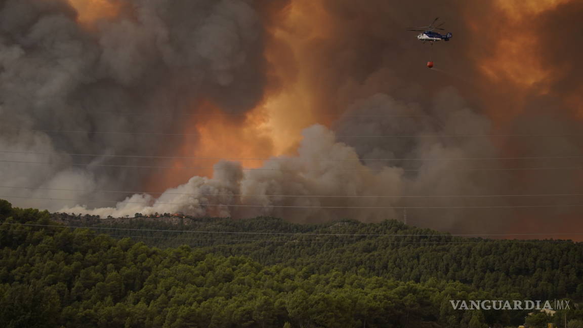 Arde bosque en España